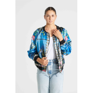 Bomber satin thème "Veranda"