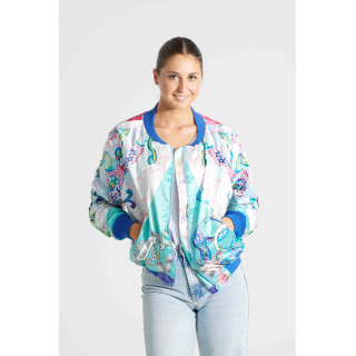 Bomber en satin thème "Cooloeuvre"