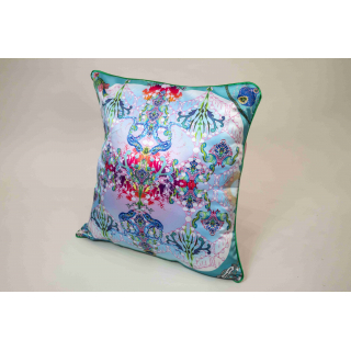 Coussin en soie stretch "Cooloeuvre"