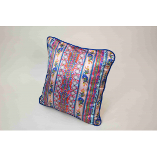 Coussin en soie stretch "Provence"