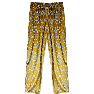 Pantalon en soie stretch "Goldy"