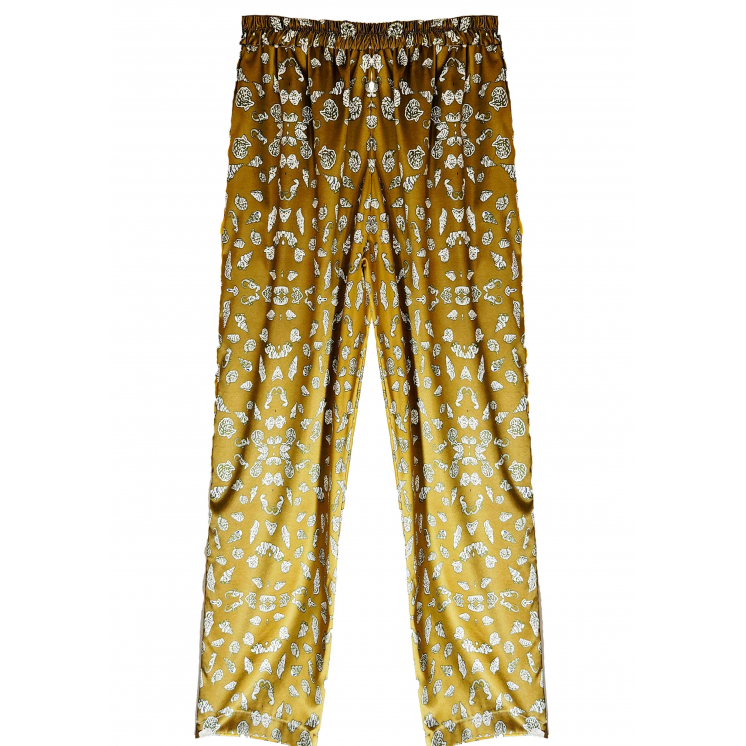 Pantalon en soie stretch "Goldy"